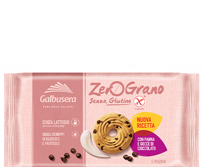 Frollini panna e gocce di cioccolato Zerograno Galbusera